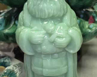 Mosser jadite Santa