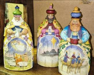 Jim Shore Christmas collectibles.  Three Wise Men