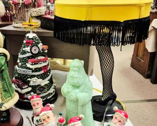 Vintage Christmas collectibles.