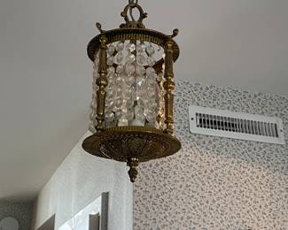 vintage hanging light