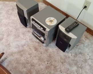 Phillips radio, CD and cassette player