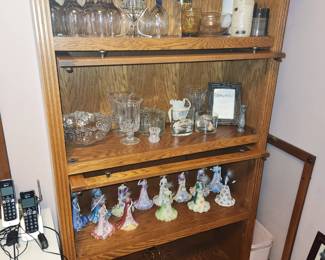 Bookcase with glass doors