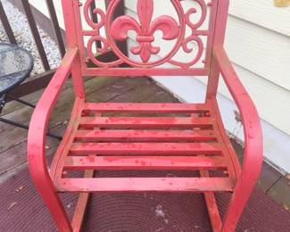 Cast iron rocker