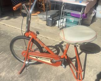 Vintage exercise bike