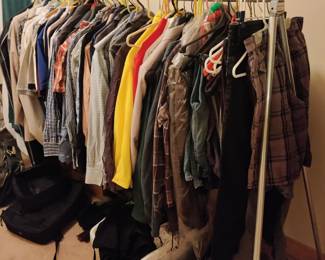 men suits, shirts and jackets