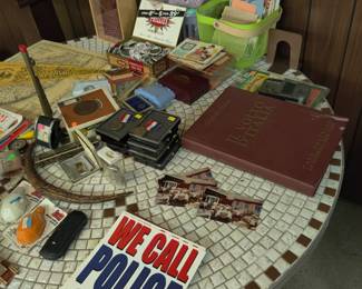 Handmade vintage tile table