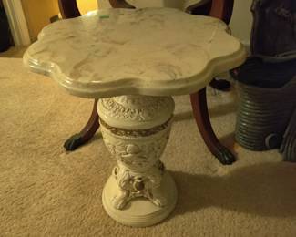 Marble top table
