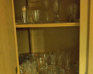 Vintage glassware
