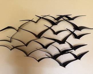 MCM Style Seagull Wall Art