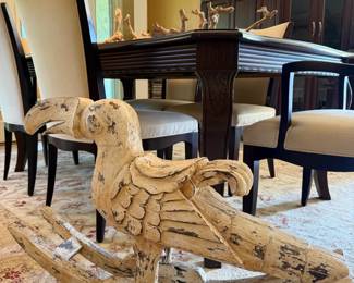 Toucan Bird Rustic Wood Rocker - sooo cute!