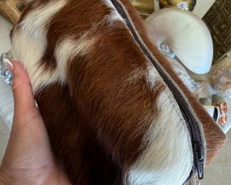 Pony Skin Cosmetic Pouch