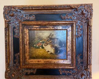 Sweetest Bunny Painting resembling the Master's Style