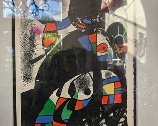Juan Miro..1977..hand signed original print..HC....