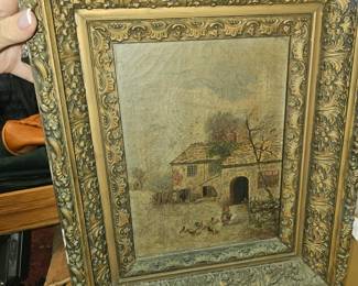 Late 18th century original oil painting
