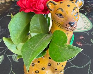 Sweetest Little Girl Leopard Vase