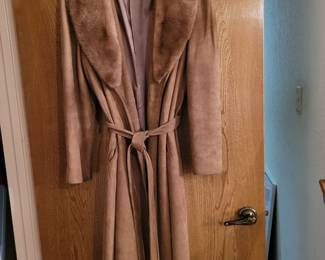 Suede coat