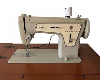 Vintage Singer 237 Sewing Machine & Table