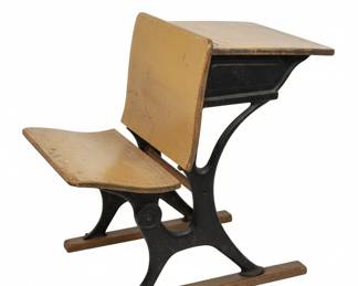 Antique School Desk