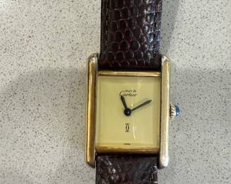 Ladies cartier watch