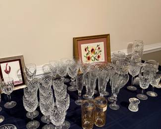 Tons of Waterford crystal