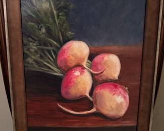 Edward Vann oil on canvas still life