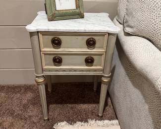 French style marble top table