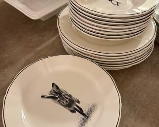 Gien chateau de chambord dishes