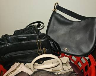 Black coach, Tommy Hilfiger, Ann Klein and Bebe