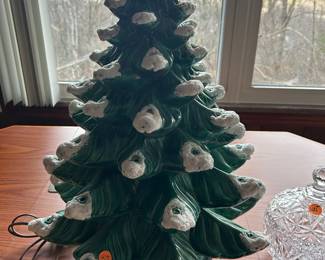 Vintage ceramic Christmas tree