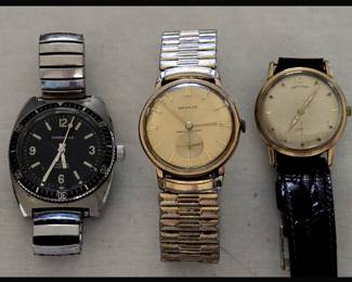 Vintage Caravelle, Benrus and Hamilton Watches all Running!