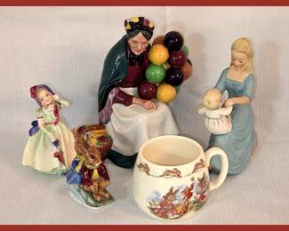 Vintage Royal Doulton and Goebel Pcs