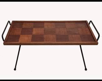 One of a Kind Mid Century Modern Coffee Table; Family Handcrafted Piece