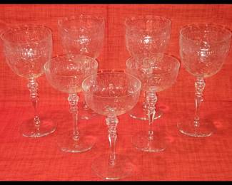 Gorgeous Crystal Stemware Photo Does NOT do them Justice