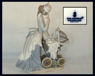 Excellent Lladro Titled Baby's Outing