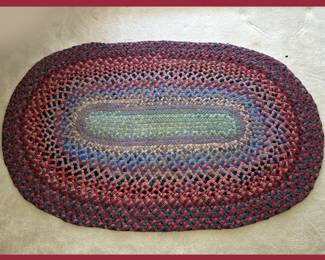 Vintage Braided Rug