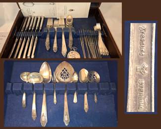 Sterling Flatware; Rogers, Lunt and Bowlen Co Approx 80 Pcs in Box 