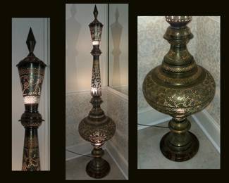 Tall Moroccan Style Floor Lamp