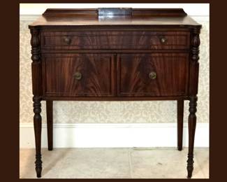 Lovely Small Vintage Server/Flatware Chest; Slight Damage on Back