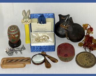 Small Cloisonne Lidded Pot and Good Smalls 