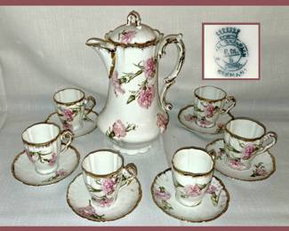 Antique German Chocolate Set