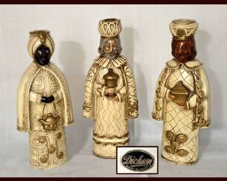 3 Vintage Wisemen by Dickson Made in Japan