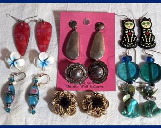 Cool Sterling and Costume Earrings; There are More!