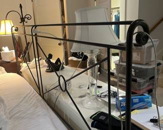 $250 Charles P. Rogers king bed frame