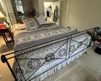 $250 Charles P. Rogers king bed frame