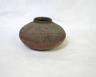 Vintage Otellie Loloma Hopi Sgraffito Pueblo Pot