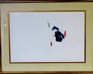 Ed Morgan Embossed Print "Taos Iris" 4/20