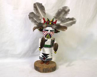 Hopi White Ogre Hu Kachina 