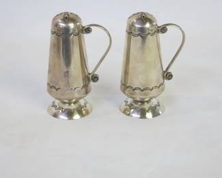 Vintage Tim Kee Whitman Silver Salt and Pepper