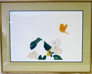 Ed Morgan Embossed Engraving "Calla Lily" 1/20