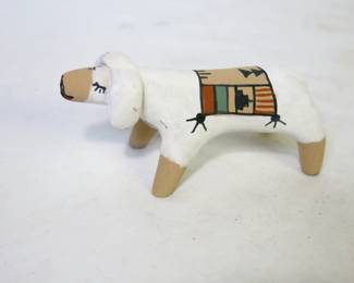 Clifford Kim Fragua Jemez Pueblo Clay Sheep Storyteller